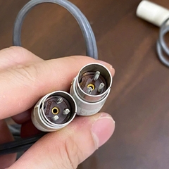 Dây DIN đầu 3 chân cho Âm ly cổ Châu Âu