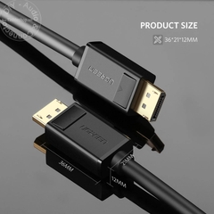 Dây màn hình Displayport 4K 60Hz Ugreen DP102 - Displayport to displayport cable 4K 60Hz 1M to 5M