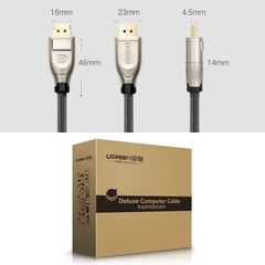 Cáp Displayport 4K60Hz 2K 144Hz Ugreen DP107 - Displayport to Displayport cable 4K 3D 1M 1.5M 2M 3M 5M