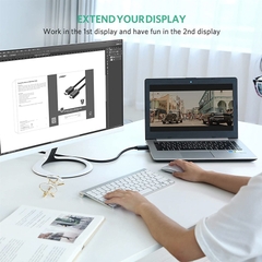 Cáp Displayport sang HDMI 4K Ugreen DP101 - Displayport to HDMI cable support 4K 30Hz