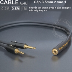 Jack cắm tai nghe 3.5mm trên máy bay gold 24K - In-flight headphone jack