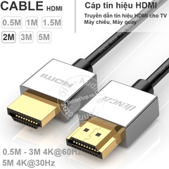 Cáp HDMI 2.0 4K siêu mỏng UENCZE 0.5M 1M 1.5M 2M 3M 5M - Ultra thin HDMI cable V2.0 support 4K