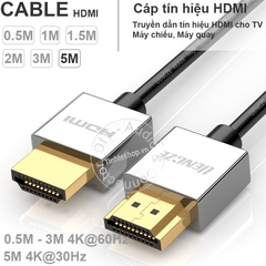 Cáp HDMI 2.0 4K siêu mỏng UENCZE 0.5M 1M 1.5M 2M 3M 5M - Ultra thin HDMI cable V2.0 support 4K