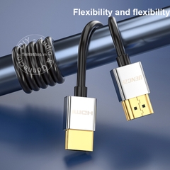 Cáp HDMI 2.0 4K siêu mỏng UENCZE 0.5M 1M 1.5M 2M 3M 5M - Ultra thin HDMI cable V2.0 support 4K