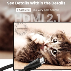 Cáp HDMI 8K Ugreen HD140 - Dây HD cho TV Màn hình 8K 0.5 đến 3 mét