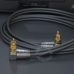 Dây AV 2 đầu bẻ góc DIY dài 0.2 đến 3 mét - Cáp AV 2 đầu bông sen