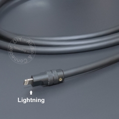 Dây lightning sang USB DAC - Cable transfers audio from Apple iPhone iPad to USB BM of audio decoder
