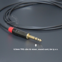 Cáp thu âm phát live stream từ Mixer Sound card Đàn vào Điện thoại Máy tính bảng - Recording and streaming cable from equalizer to Phone Tablet 6.5mm to 3.5mm