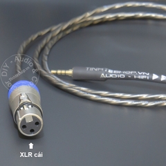Dây lấy nhạc livestream từ Vang Mixer sang Smartphone Laptop - 3.5mm XLR cable record audio from Equalizer to Smartphone Laptop