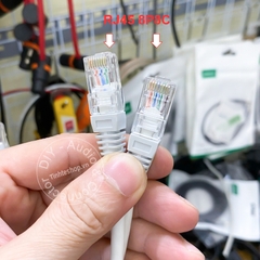 Dây mạng Cat5e bấm sẵn dài 10Cm đến 50Cm cho patch panel