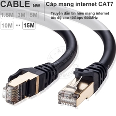 Dây mạng Cat7 10Gbps SSTP 600MHz King-Master 1.5M đến 20M - Cat7 ethernet cable