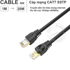 Cáp mạng đúc sẵn Cat7 SFTP 10Gbps 600MHz Unitek