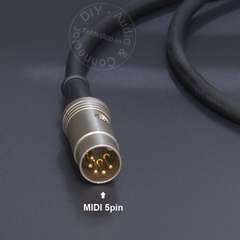 Dây DIN 5 chân sang 3.5mm cái chuyển âm thanh từ Âm ly Châu Âu sang Tai nghe Loa