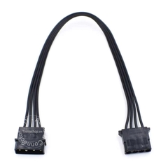 Dây mở rộng molex IDE 4pin đực sang cái - Power cable 4 pin IDE male to 4 pin IDE female 20Cm