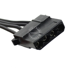 Dây mở rộng molex IDE 4pin đực sang cái - Power cable 4 pin IDE male to 4 pin IDE female 20Cm
