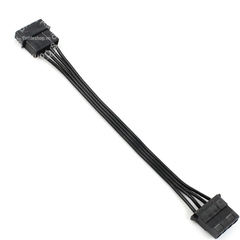 Dây mở rộng molex IDE 4pin đực sang cái - Power cable 4 pin IDE male to 4 pin IDE female 20Cm