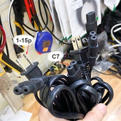 Dây nguồn số 8 dài 1.8 mét cho Smart TV Đài Catset Nồi cơm mini - 1-15P to C7 power cord