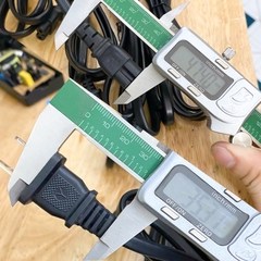 Dây nguồn số 8 dài 1.8 mét cho Smart TV Đài Catset Nồi cơm mini - 1-15P to C7 power cord