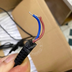 Cáp nguồn 2 chấu đầu tròn hàn vào mạch điện 1.5 mét 3x0.75mm