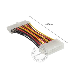 Cáp nguồn 20 pin sang 24 pin ATX 15Cm - 20pin PSU to 24pin mainboard