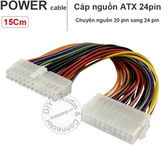 Cáp nguồn 20 pin sang 24 pin ATX 15Cm - 20pin PSU to 24pin mainboard