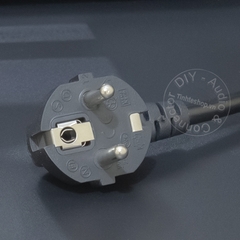 Cáp nối nguồn C19 phích EU vuông góc 16A-250V 3x0.75mm 1500W dài từ 0.5 đến 5 mét