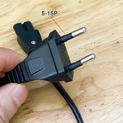 Cáp nguồn số 8 tùy chỉnh kích thước từ 30Cm đến 1 mét cho Bộ sạc máy ảnh Smart TV Samsung Sony LG Xiaomi - Type 8 power cord with EU CEE7-16 to IEC C7 plug, customizable size.