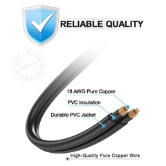 Cáp nguồn số 8 dài 0.5 đến 2 mét - Dây nguồn TV Sony
