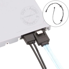 Cáp nguồn 6pin mini sang 2 SATA + 1 mini SATA 75Cm dùng cho PC Dell đồng bộ 3653 3650 3655 3252 3070 3670 3967 3977 3980