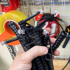 Dây RJ12 6P6C xoắn lò xo 2 đến 10 mét - RJ12 twisted cable