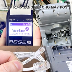 Dây mạng RJ45 sang RJ9 cho máy quẹt thẻ PoS Desk 3200