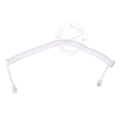Dây tai nghe điện thoại cố định màu trắng 1 đến 5 mét - Telephone cable