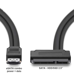 eSATA sang SATA cho HDD 2.5 50Cm - SATA to eSATA cable support HDD 2.5 inches
