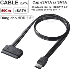 eSATA sang SATA cho HDD 2.5 50Cm - SATA to eSATA cable support HDD 2.5 inches