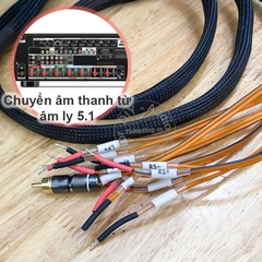 Dây cắm âm ly 5.1 vào Sub bose AM6 AM10 AM15 AM16 - Bose 5.1 channel subwoofer connection cable for Bose Acoustimass 15 Series II & 16 systems.