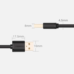 Cáp USB 2.0 AM-AM - Dây USB 2 đầu đực Ugreen 0.25M 0.5M 1M 1.5M 2M 3M