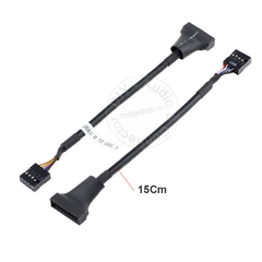 Cáp chuyển USB 3.0 sang USB 2.0 - USB 3.0 20pin to USB 2.0 9pin