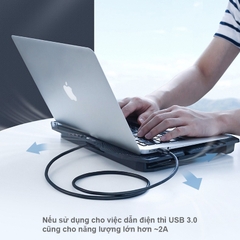 Cáp USB 3.0 AM-AM Ugreen US128 - Dây USB 3.0 2 đầu đực type-A male sang type-A male 0.5M 1M 1.5M 2M