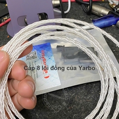 Cáp USB DAC mạ bạc Yarbo 8 lõi - USB A to C cable