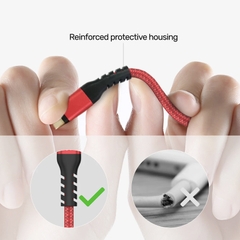 Cáp USB C to Lightning MFI 1 mét Unitek C14060RD - USB type-C to Lightning made for iPhone iPad