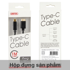 Dây cáp USB-C 3.1 sang USB 3.0 Micro B cho ổ cứng di động Samsung Not Camera 1 mét Unitek Y-C475BK