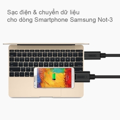 Dây cáp USB-C 3.1 sang USB 3.0 Micro B cho ổ cứng di động Samsung Not Camera 1 mét Unitek Y-C475BK