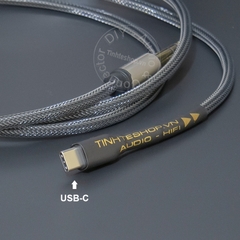 Dây USB C sang 3.5 DAC 32bit 384KHz - USB Type C to AUX audio cable
