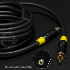 Cáp video cho DVD TV Camera.v.v. - RCA video cable DIY 0.5M..,20M
