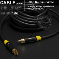 Cáp video cho DVD TV Camera.v.v. - RCA video cable DIY 0.5M..,20M