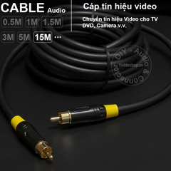 Cáp video cho DVD TV Camera.v.v. - RCA video cable DIY 0.5M..,20M