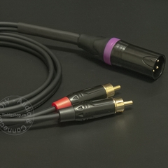 Dây âm thanh XLR ra 2 cổng AV - Audio cable XLR male x2 RCA male DIY 0.5M 1M 1.5M 3M 5M