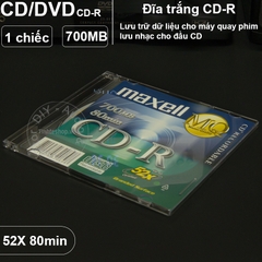 Đĩa CD trắng - Đĩa CD-R Maxell 700MB 80min 52X - Compact disc recordable Maxell