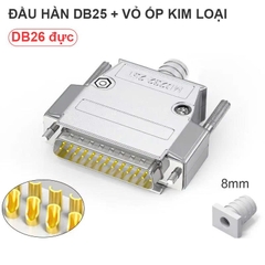 Jack DB25  vỏ kim loại (male)