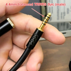 Dây balanced 4.4mm nối dài giúp giảm thiểu hư hỏng giao tiếp trên DAC AMP